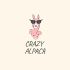 Логотип для студии дизайнерского трикотажа Crazy alpaca - дизайнер OlgaDiz