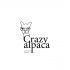 Логотип для студии дизайнерского трикотажа Crazy alpaca - дизайнер dremuchey