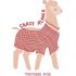 Логотип для студии дизайнерского трикотажа Crazy alpaca - дизайнер bavcherry