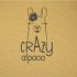 Логотип для студии дизайнерского трикотажа Crazy alpaca - дизайнер NinaUX