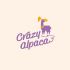 Логотип для студии дизайнерского трикотажа Crazy alpaca - дизайнер bond-amigo
