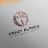 Логотип для студии дизайнерского трикотажа Crazy alpaca - дизайнер zozuca-a
