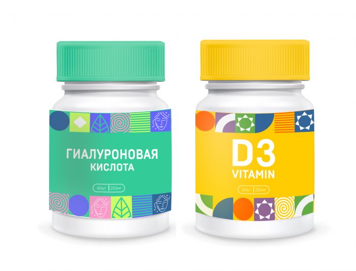 Дизайн этикетки для Витаминов и БАД - дизайнер Ekalinovskaya