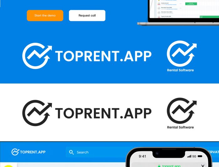 Логотип для Логотип для Top Rent App - Софт арендной компании - дизайнер nikyura92