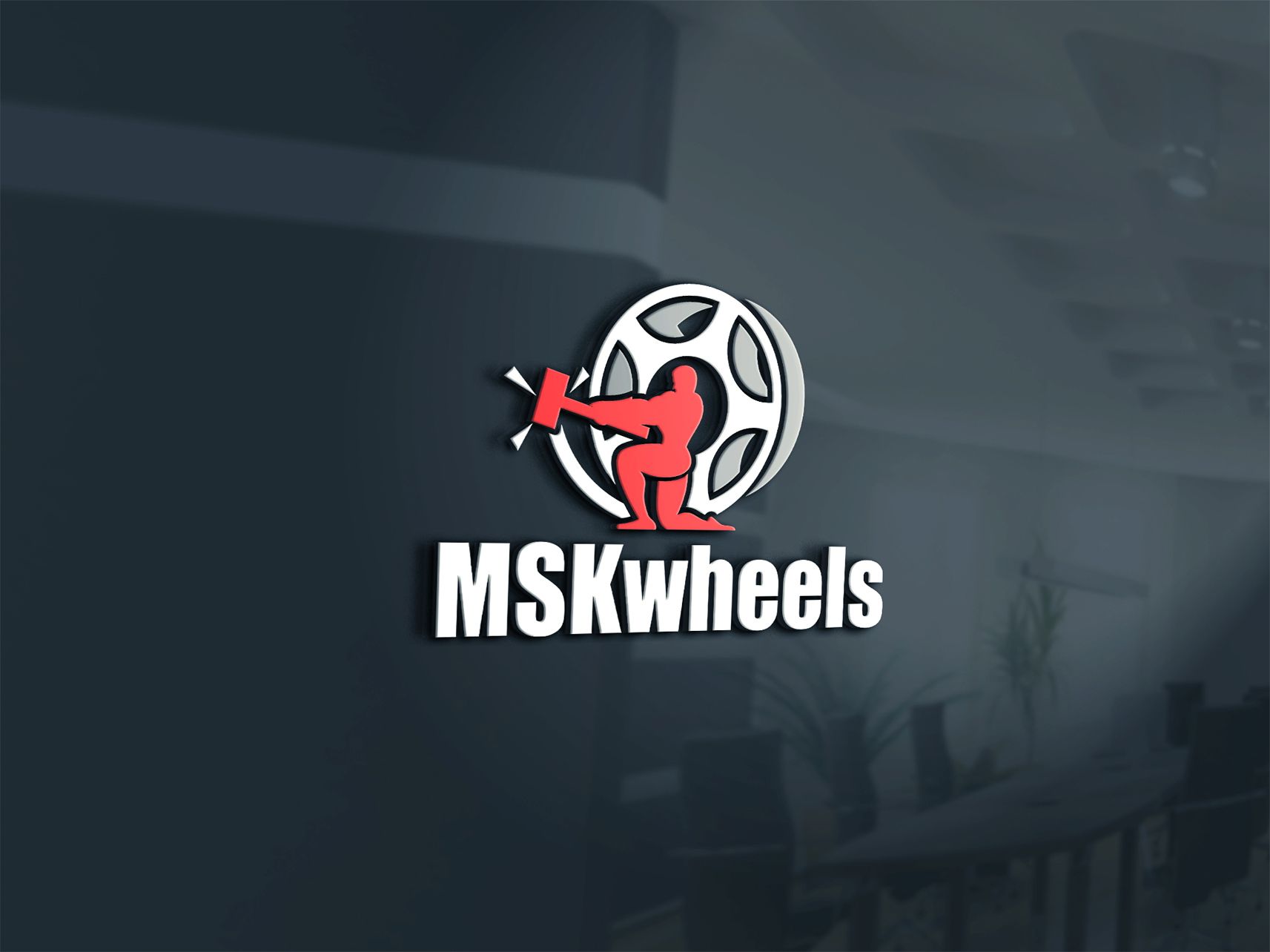 Логотип для MSKwheels - дизайнер LiXoOn