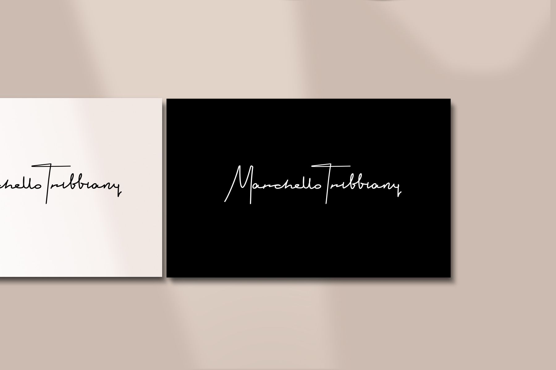 Логотип для Marchello Tribbiany - дизайнер bond-amigo