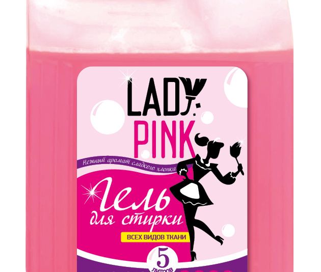 Макет этикетки для Lady Pink - дизайнер dremuchey