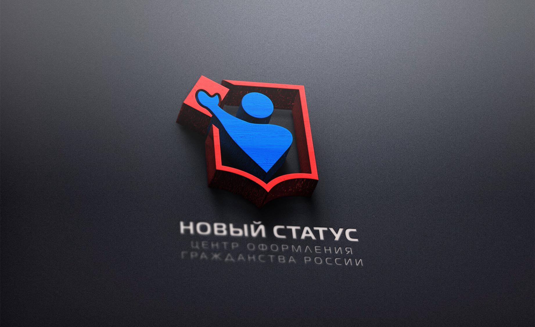 Логотип для НОВЫЙ СТАТУС Центр оформления гражданства России - дизайнер SmolinDenis