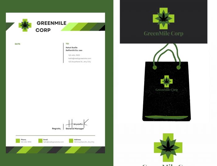 Лого и фирменный стиль для GreenMile Corp  - дизайнер Annamar