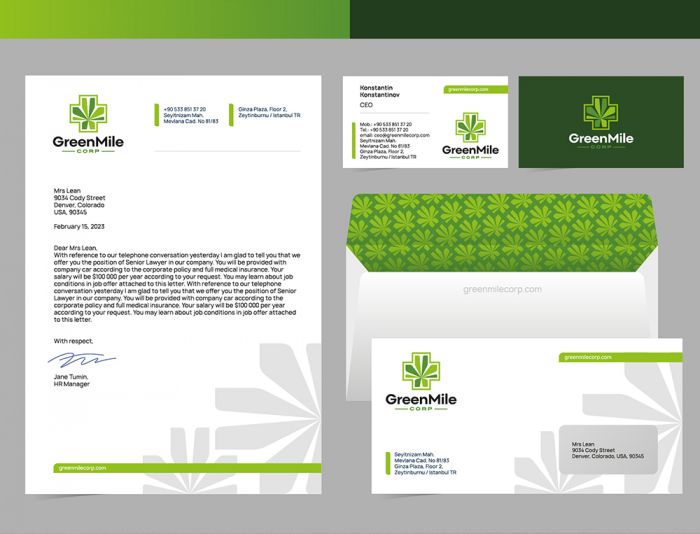Лого и фирменный стиль для GreenMile Corp  - дизайнер grrssn