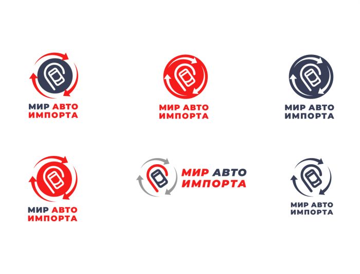 Логотип для Мир авто импорта - дизайнер andblin61