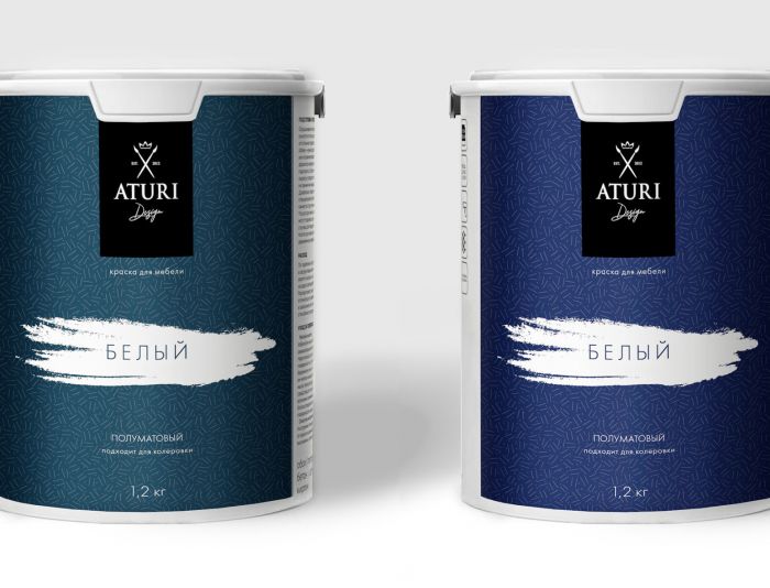 Этикетка для Aturi Design - дизайнер eLZe