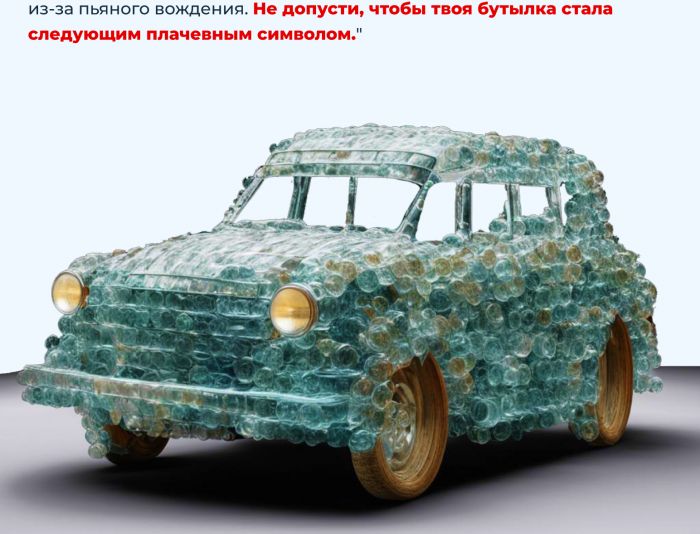Арт-объект против нетрезвого вождения - дизайнер yulyapozdeeva