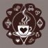 Логотип для Кофе в масть - дизайнер Zlobikus