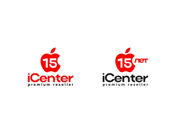 Логотип для iCenter 15 лет - дизайнер Vaneskbrlitvin