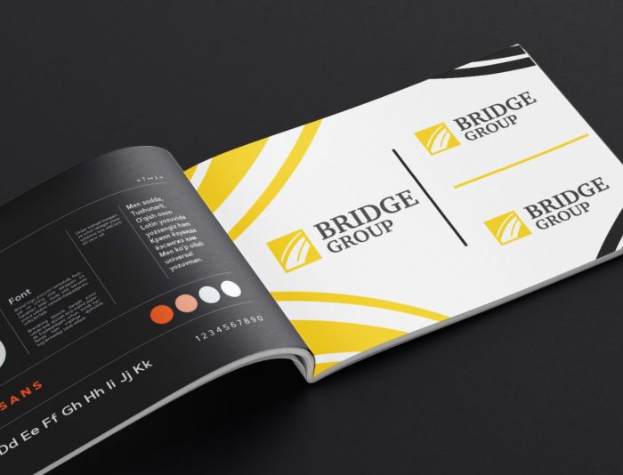 Брендбук для Bridge Group - дизайнер Asadbek747