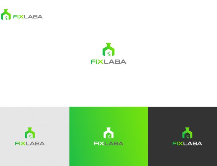 Лого и фирменный стиль для FIXLABA или ФИКСЛАБА - дизайнер tokirru