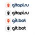Логотип для git.bot (международный) и gitapi.ru (РФ) - дизайнер rvlogo