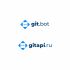 Логотип для git.bot (международный) и gitapi.ru (РФ) - дизайнер anlion