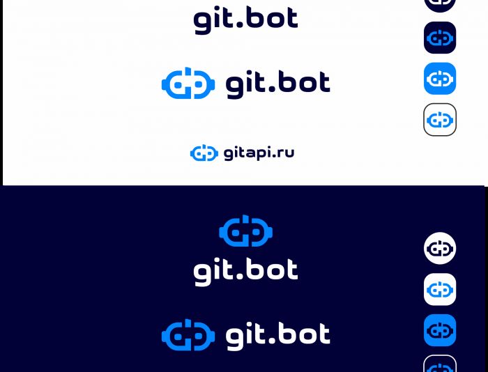 Логотип для git.bot (международный) и gitapi.ru (РФ) - дизайнер markosov