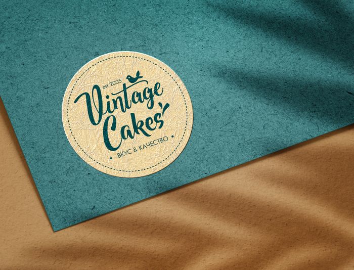 Логотип для Разработка логотипа для бренда «Vintage cakes» - дизайнер kokker