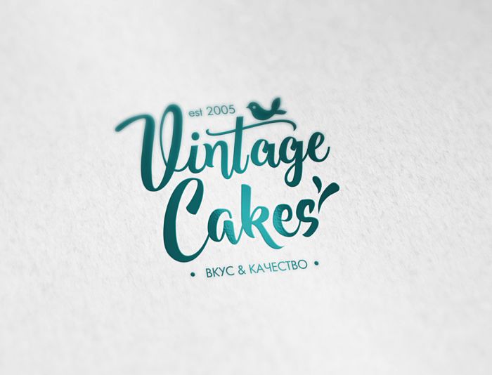 Логотип для Разработка логотипа для бренда «Vintage cakes» - дизайнер kokker