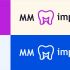 Лого и фирменный стиль для MM implant - дизайнер VictoriGendler