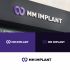 Лого и фирменный стиль для MM implant - дизайнер SmolinDenis