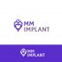 Лого и фирменный стиль для MM implant - дизайнер SmolinDenis