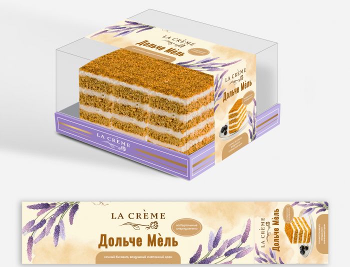 Дизайн упаковки для тортов La creme - дизайнер Daryur