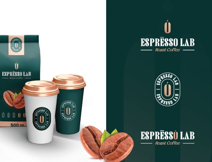 Лого и фирменный стиль для Espresso Lab - дизайнер Victoria_Rys