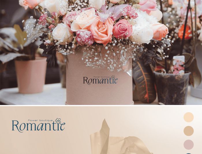 Лого и фирменный стиль для Romantic - дизайнер leny88