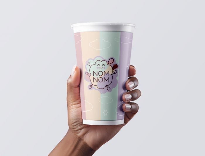 Лого и фирменный стиль для nom nom - дизайнер anstep