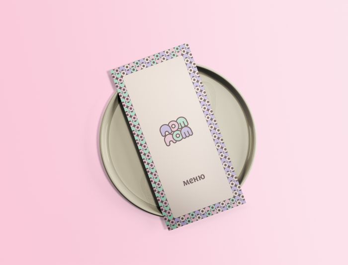 Лого и фирменный стиль для nom nom - дизайнер GRANDXX