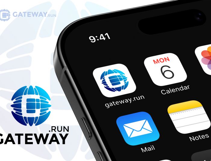 Лого и фирменный стиль для gateway.run - дизайнер markosov