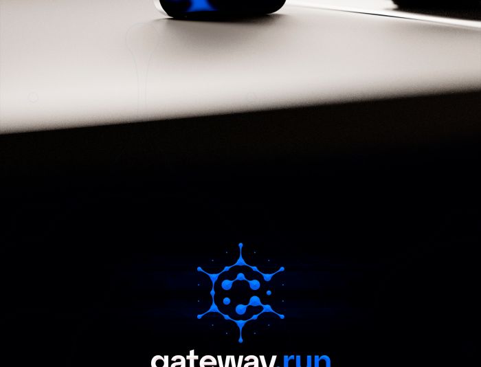Лого и фирменный стиль для gateway.run - дизайнер logo-tip