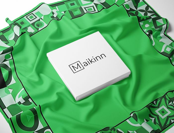 Иллюстрация для создать дизайн платка - дизайнер caffein