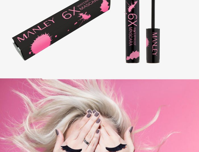 Упаковка и наклейка на тушь MANLEY - дизайнер Alenavikt