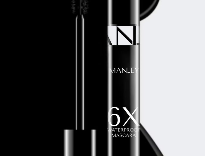 Упаковка и наклейка на тушь MANLEY - дизайнер anlion