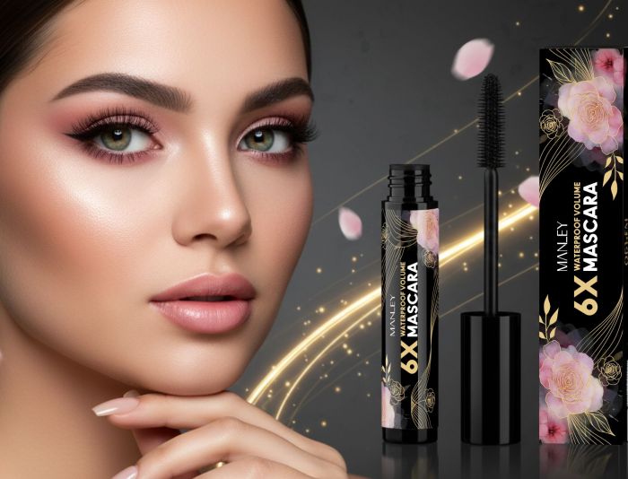 Упаковка и наклейка на тушь MANLEY - дизайнер n46n