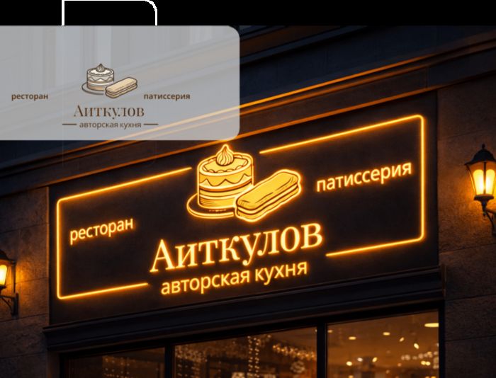 Логотип для Аиткулов авторская кухня - дизайнер Celena5platon