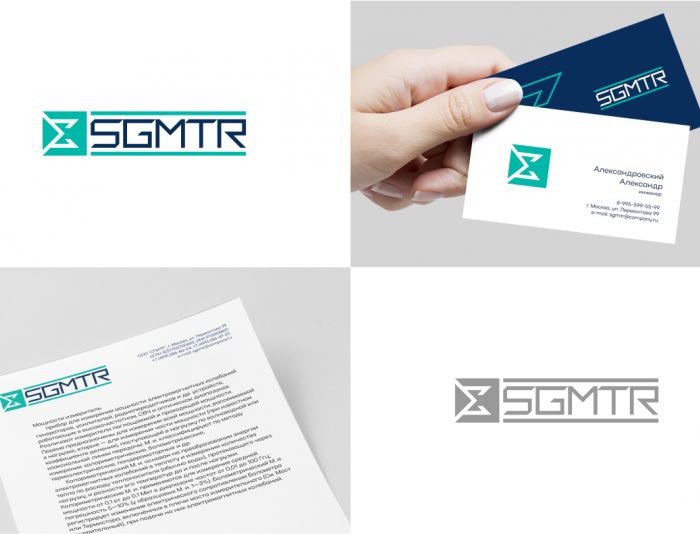Лого и фирменный стиль для SGMTR - дизайнер Logodelkin
