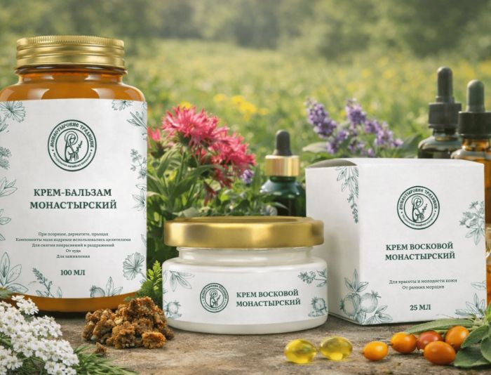 Упаковка для бальзама Монастырские традиции - дизайнер Korfor