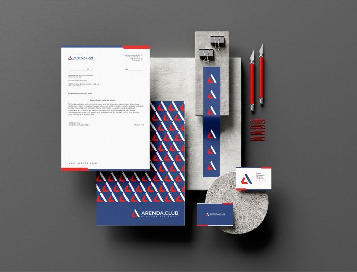 Лого и фирменный стиль для Arenda.club - дизайнер ironbrands