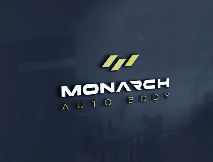 Логотип для Monarch Auto Body Wrap & Tint - дизайнер SmolinDenis