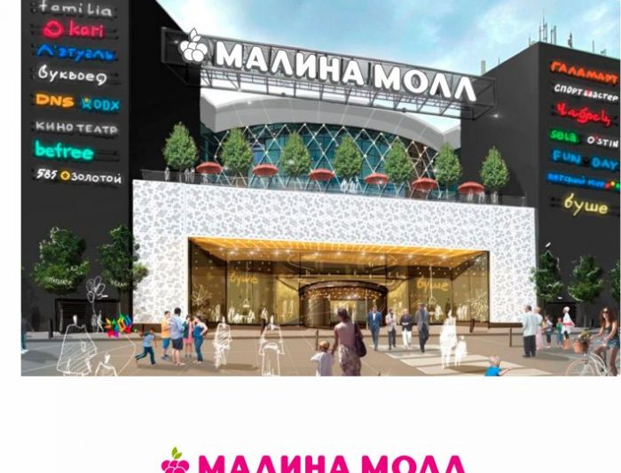 Логотип для МАЛИНА МОЛЛ - дизайнер kosha