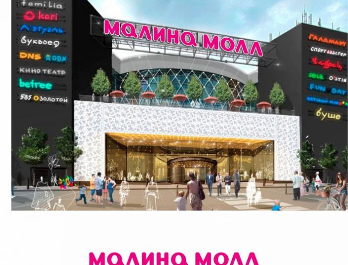 Логотип для МАЛИНА МОЛЛ - дизайнер kosha