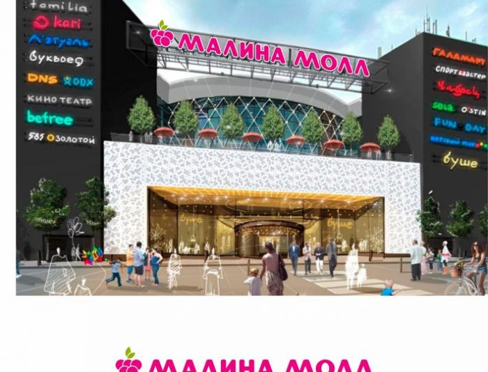 Логотип для МАЛИНА МОЛЛ - дизайнер kosha