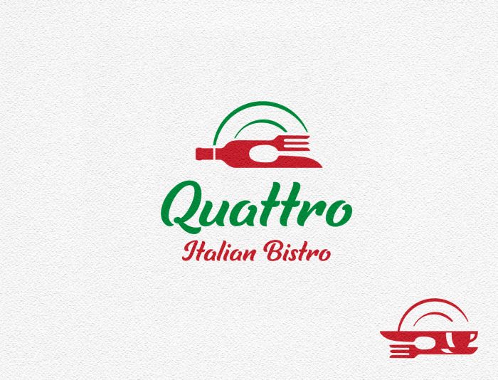 Логотип для Quattro Italian Bistro - дизайнер andblin61