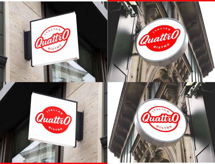 Логотип для Quattro Italian Bistro - дизайнер 19_andrey_66